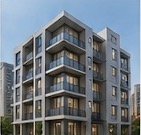 Modern Real Estate Apartment Building